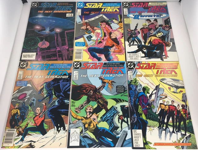 Star Trek Next Generation #1-6 Complete Set Dc 1988 Carlin Pablo Marcos Vf/Nm