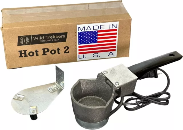Lead Melting Pot for Fishing Bullet Mold Kit Electric Melting Pot Crucibles  380w