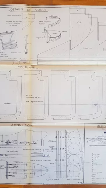 Plan n°3 paquebot Normandie Compagnie Générale Transatlantique SS Normandie 3