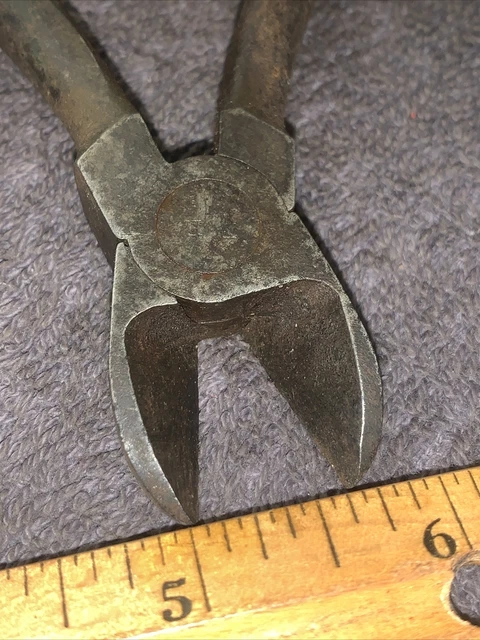 Vintage Kraeuter USA No. 4501-6 Diagonal Side Cutting Pliers Used. 5