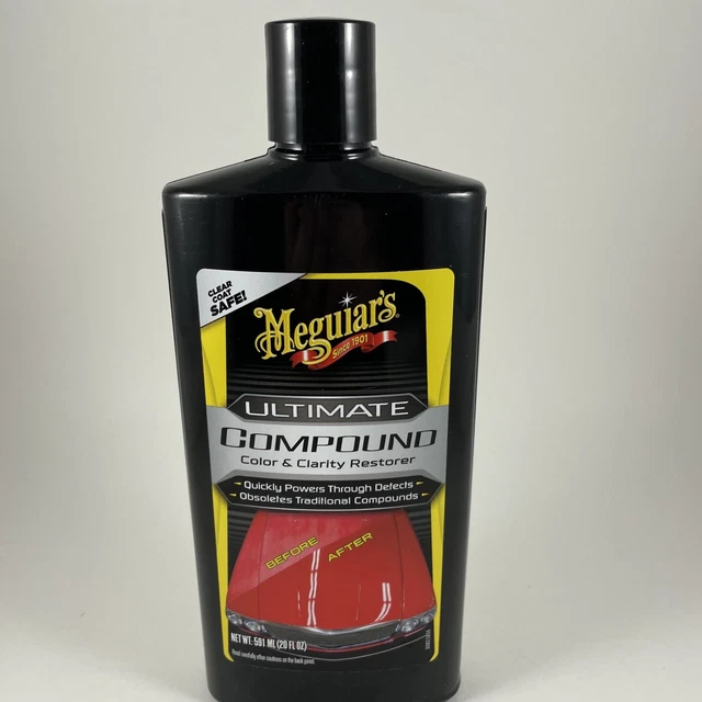 MEGUIAR'S ULTIMATE COMPOUND Remove Scratches Swirl Marks Oxidation 20oz
