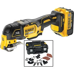 DeWalt DCS355 18 V XR Multicutter brushless 1 x 4,0 Ah batteria e custodia resistente