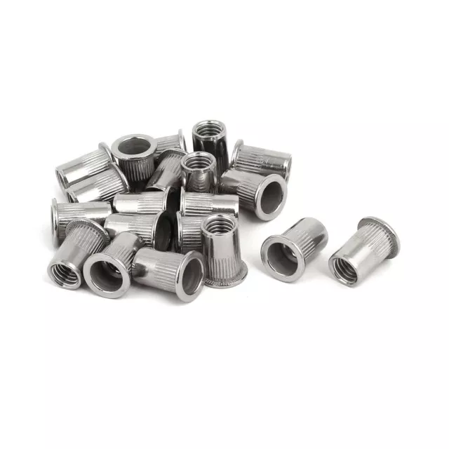 Tuerca Remachada Ciega Tuerca De Insertar 20Pcs M10 Brida Acero Inoxidable 304