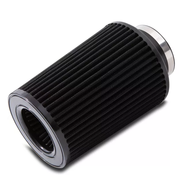 Direnza Performance Universal 3" 76Mm High Flow Cold Air Induction Black Filter