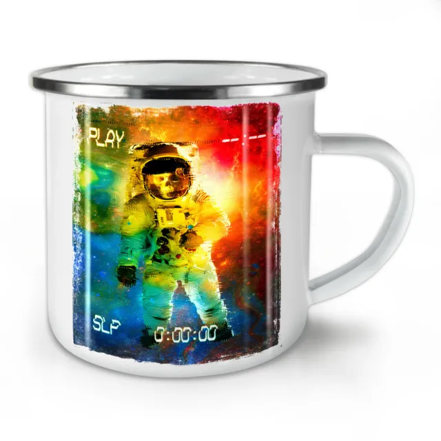 Space Skull Astronaut NUOVA tazza da tè smaltata 10 oz | Wellcoda