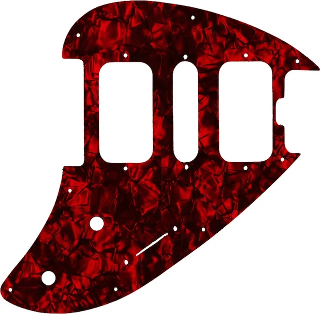 WD Custom Pickguard For Music Man Silhouette #28DRP Dark Red Pearl/Black/Whit... WD Custom Pickguard For Music Man Silhouette #28DRP Dark Red Pearl/Black/Whit...