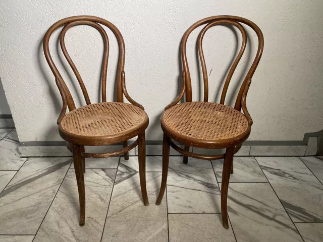 Nr. 18 Esszimmerstühle von Gebrüder Thonet für Thonet, 1920er, 2er Set