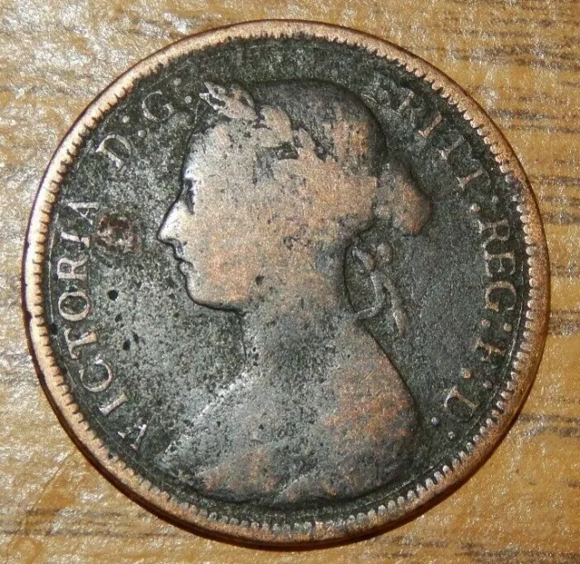 1887 half penny, Victoria, collectable grade.