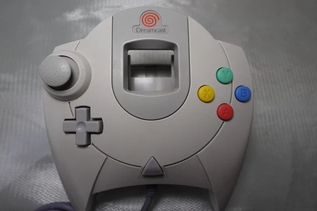 Manette Sega Dreamcast HKT-7700 Euro PAL - Officielle, Testée Fonctionnelle, Couleur Blanche Vintage