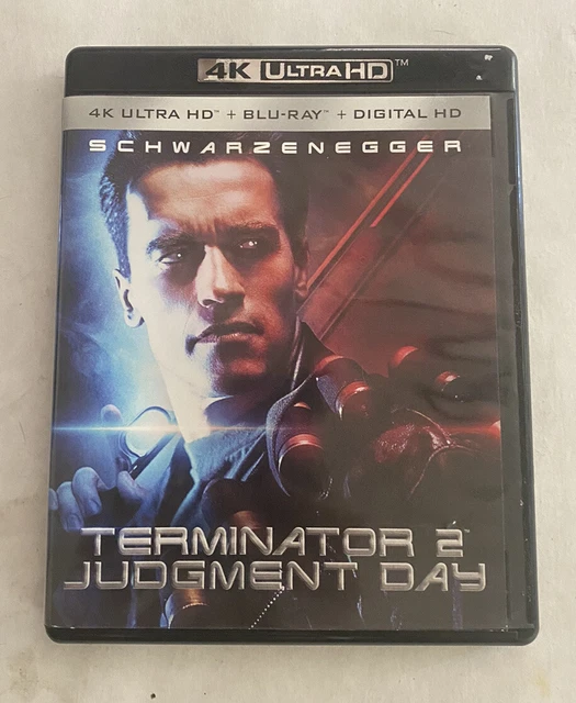 TERMINATOR 2: JUDGMENT Day 4K Ultra HD + Blu-Ray Arnold Schwarzenegger ...