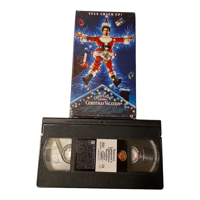 NATIONAL LAMPOONS CHRISTMAS Vacation VHS Chevy Chase John Hughes