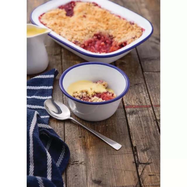 Olympia Enamel Pudding Bowl 140mm