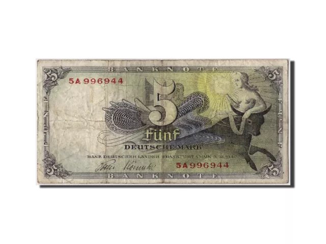 [#308538] Billet, République fédérale allemande, 5 Deutsche Mark, 1948, 1948-12-
