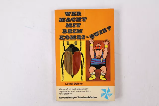 37920 Lothar Dehner WER MACHT MIT BEIM KOMBI-QUIZ? wie gross ist gross?