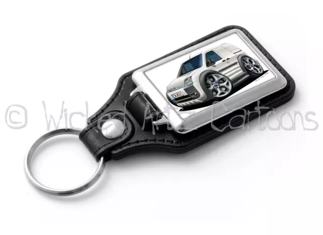 WickedKarz Cartoon Car Art Ford Connect Van MK1 2002+ 5 Colours Stylish Key Ring