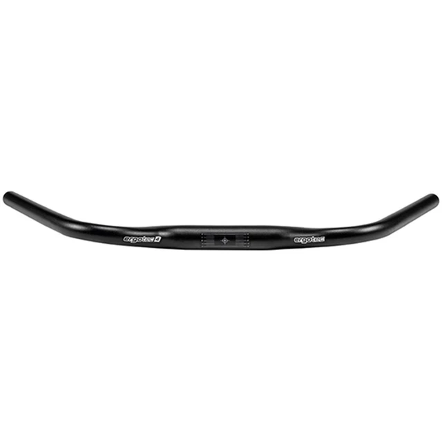 Cintre vélo city - ERGOTEC - D25.4mm - Acier chromé - 570mm - 72° - 750gr