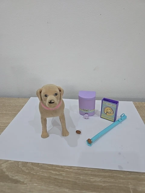 BARBIE TANNER THE Pooping Dog Set Mattel 2005 Used