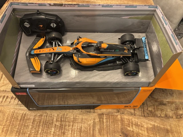 RASTAR MCLAREN MCL36 Formula 1 Race RC Car with Remote Control 1/18 ...