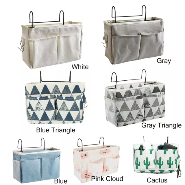 Bedside Storage Bag Hanging Bags Organiser Hook Holder Cabin Shelf Bunks Pocket