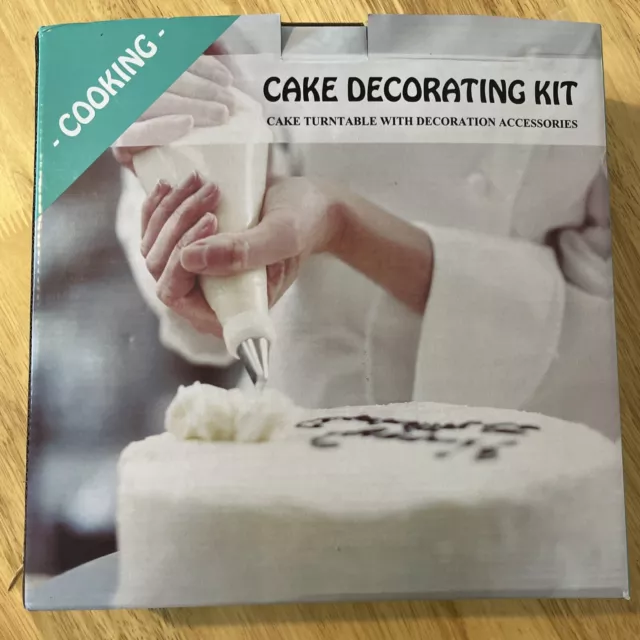 11 Inch Cake Turntable (28CM) with 39 Pcs Decorating Kit, Cake Decorating Set,UK