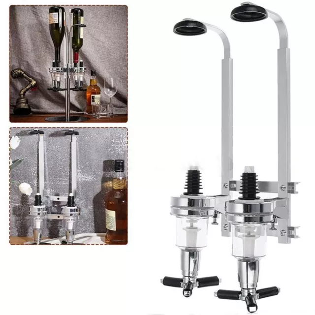 Elegante dispenser di liquore da parete vino birra supporto bottiglia bar set pu