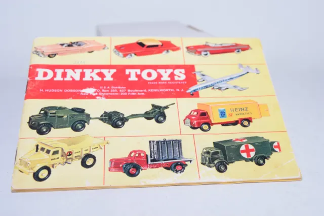 Dinky Toys Catalogue Katalog 1957 Usa English Excellent Condition