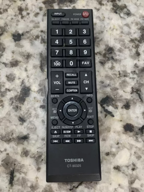 Replacement Remote Control CT-90325 For Toshiba 50L2200U 37E20 22AV600 32C120U
