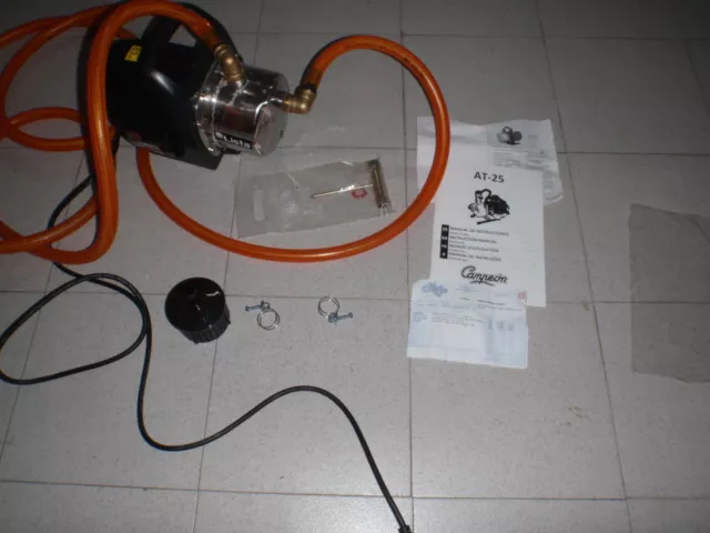 Bomba De Agua Electrica Con Un Solo Uso / Electric Water Pump With Single-Use