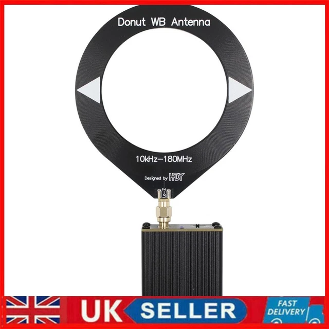 Antenne Donut WB, Antenne 10k-180 MHz Interfaccia SMA Maschio Portatili, Compatte e Leggere con Segnali Stabili e Forte compatibilità, Sapientemente Realizzate per il Campeggio