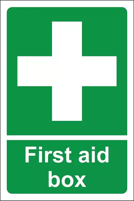 First aid box Safety sign