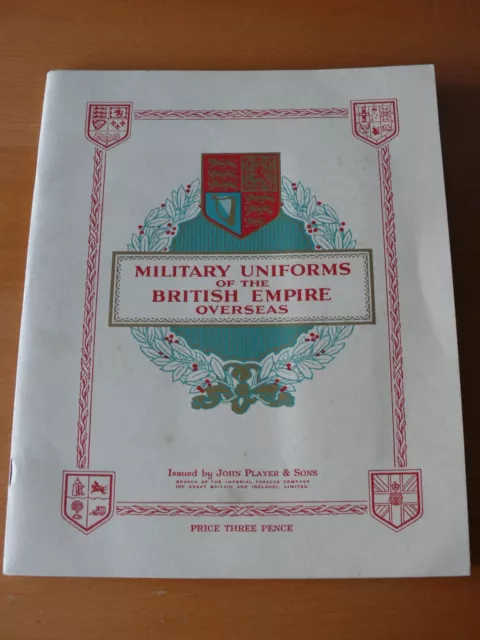 Military Uniforms of the British Empire Overseas - John Player - 1938