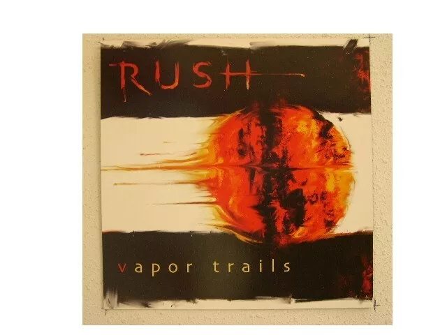 Rush Poster Flat 2 sided and a handbill Vapor Trails