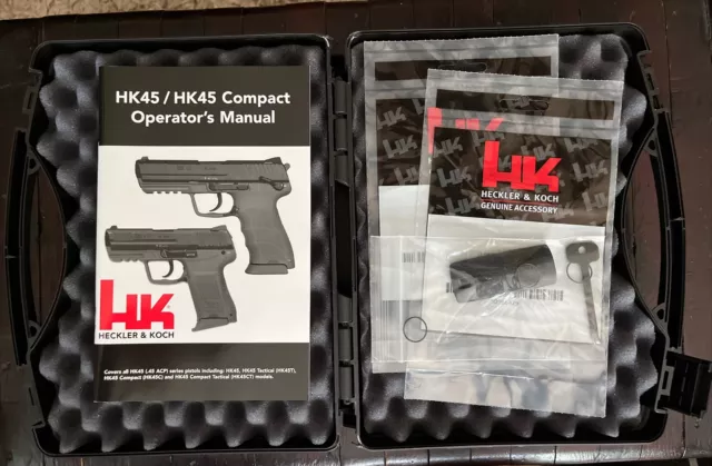 HECKLER & KOCH (H&K) 45C Hard Case Black, Manual, Papers & Acessories ...