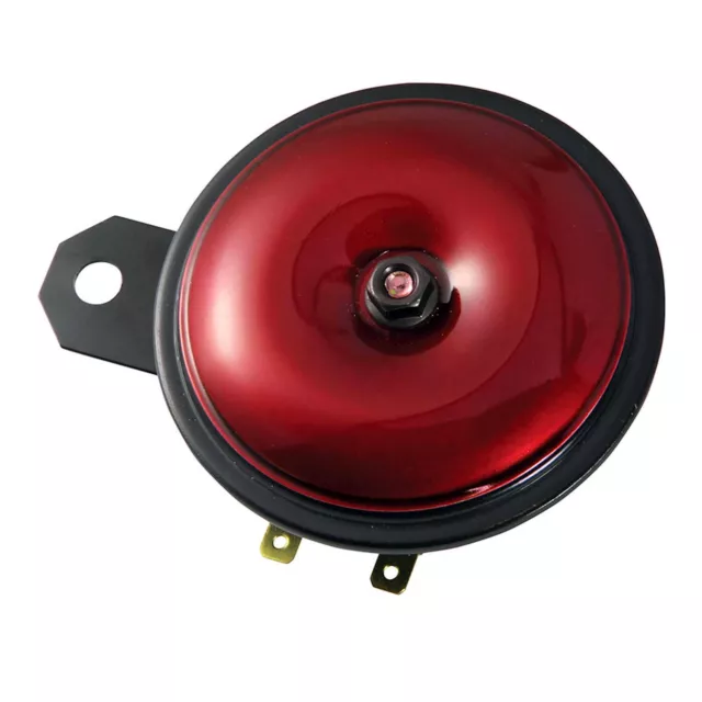 12V Red Motorcycle Classic Horn Motorbike Scooter 110Db Universal Horn