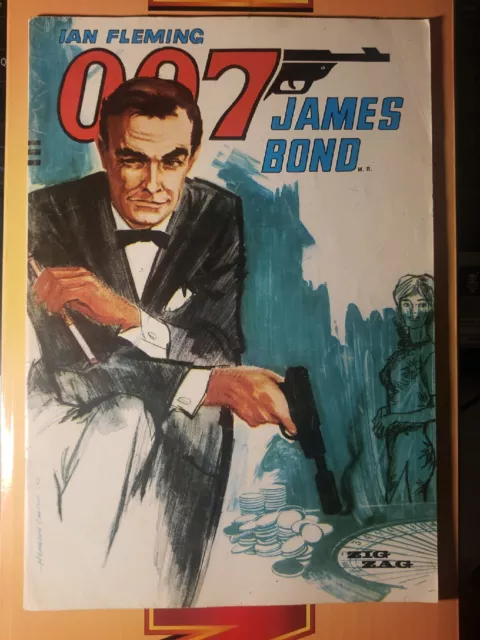 Zig Zag 1969 Ian Fleming 007 James Bond # 8 Casino Royale Spanish Language 