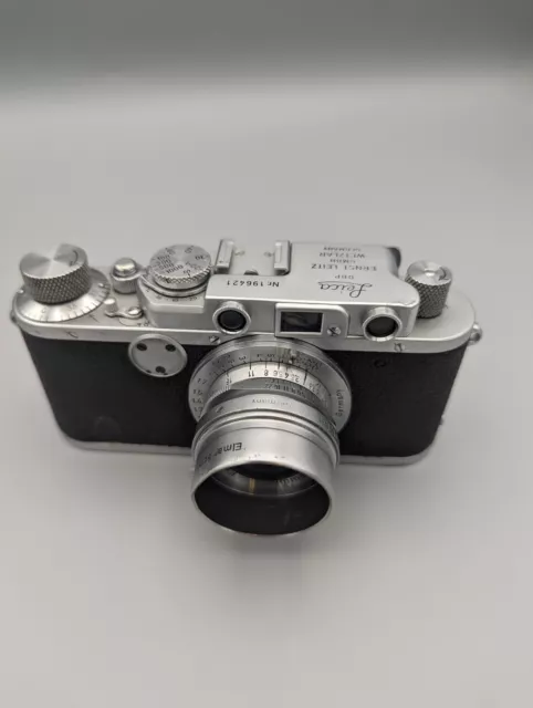 appareil photo Leica II + objectif Leitz Summaron