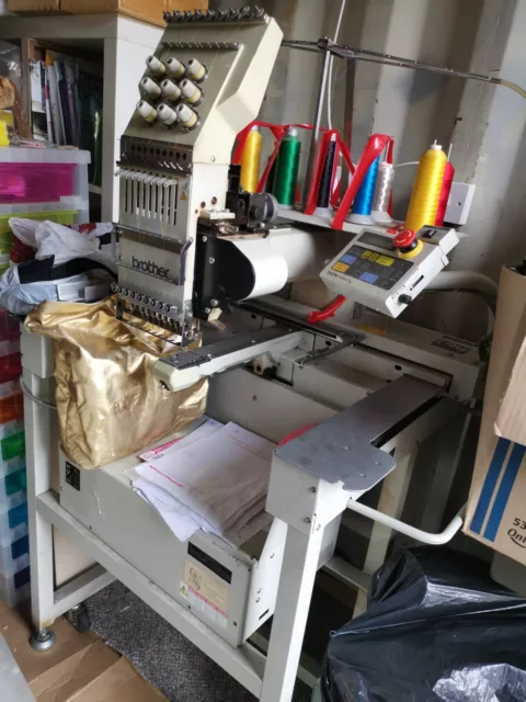 Brother industrial  9 Needle embroidery machine BAS-416