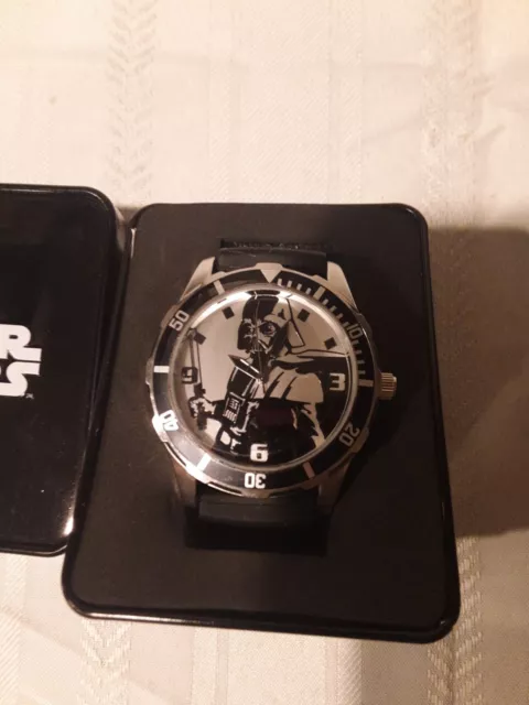 NEW Accutime Star Wars Darth Vader Men's Wristwatch Watch DAR1017 Skywalker