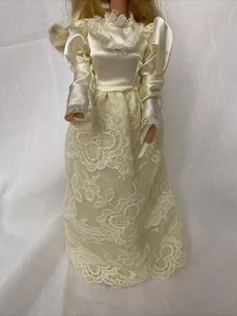 Victorian Bride Dress Designer A “Vee “ Selection Handmade Beautiful Gown Barbie