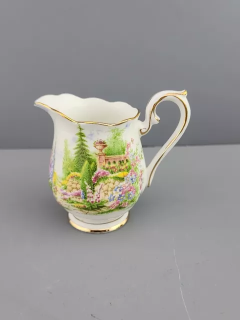 Royal Albert Crown Bone China “Kentish Rockery” Creamer Made in England