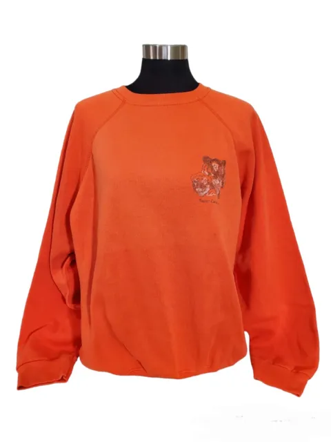 Vintage Boy Scouts of America Men's XL Tiger Cubs Sweatshirt / Orange sweater