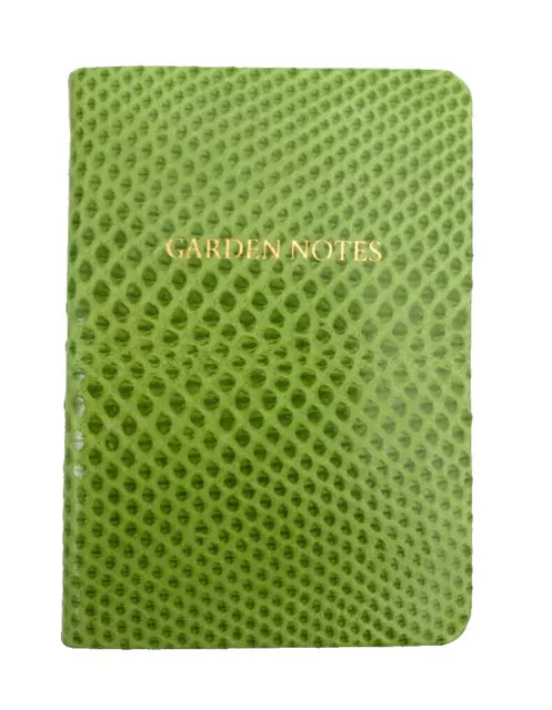 Tiffany and Co. MINI Notebook Garden Notes Leather Cover 160 Pages 3x4