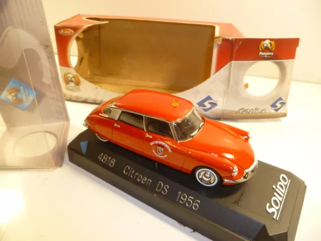 1/43 Solido Citroen Ds 1956 Pompier