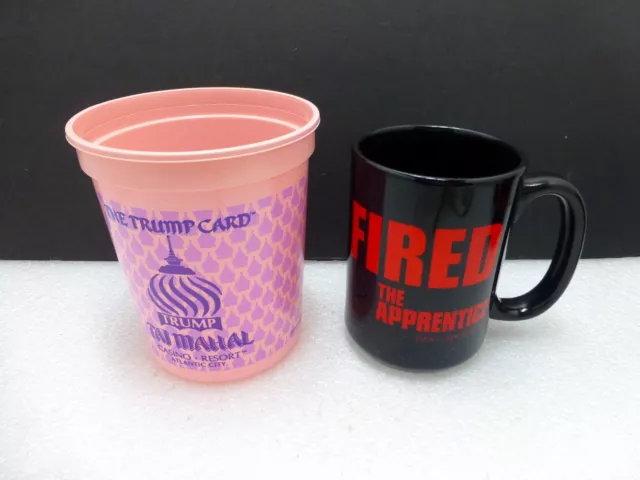 Trump Taj Mahal casino coin cup The Apprentice You're Fired mug president Donald