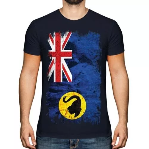 Ouest Australie Drapeau Grunge Hommes T-Shirt Australien T-Shirt