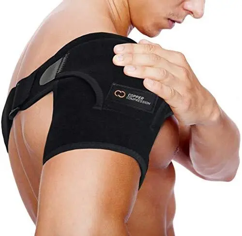 Shoulder Brace - Copper Infused Immobilizer for Torn Rotator Cuff, AC Joint P...