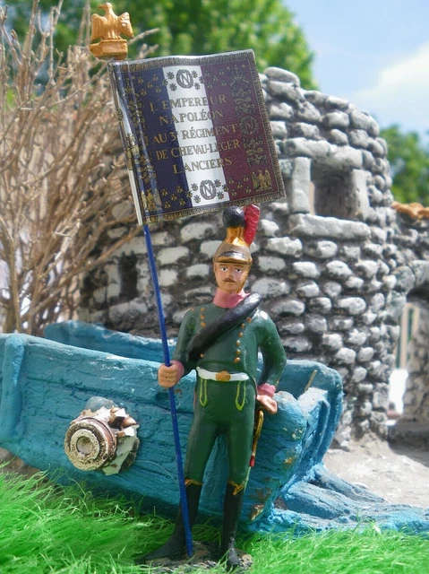 Figurines En Plomb Armée Des Indes - 4ème Rgt Lanciers Du Bengale - 7 Pièces BM55