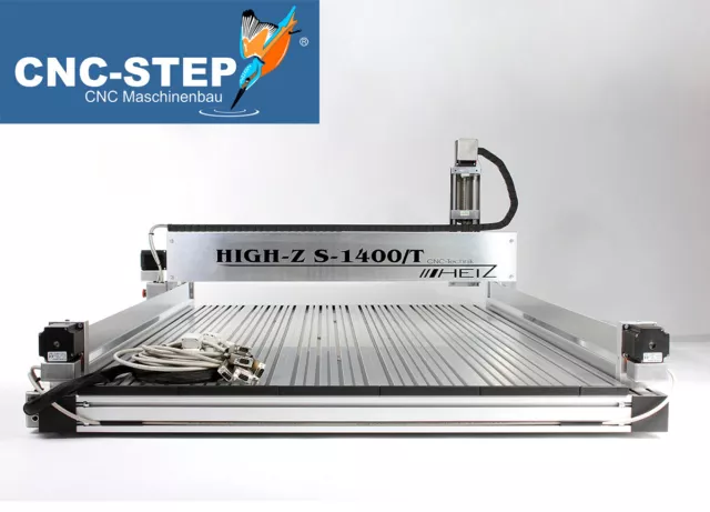 CNC Portalfräse High-Z S-1400/T 3D Fräsen, Gravieren für Industrie und Modellbau
