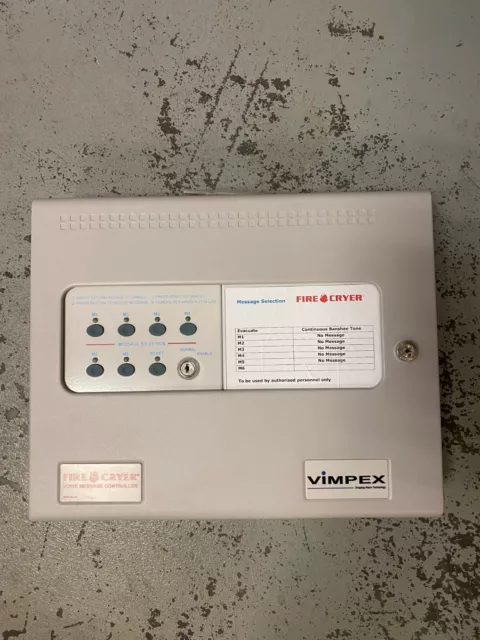 Vimpex Fire Cryer - MMSP Panel c w Keypad, No ZEP less PSU