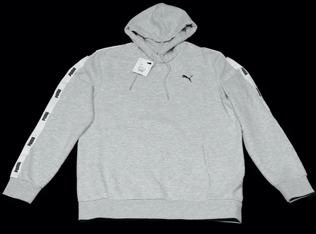 PUMA TAPE HOODIE 6 grau Kapuze Sweatshirt Shirt Hoody 584415 01 Größe M